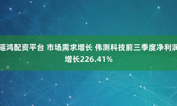 瑶鸿配资平台 市场需求增长 伟测科技前三季度净利润增长226.41%